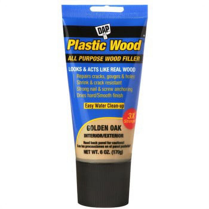 2PC DAP DAP Plastic All Purpose Wood Filler, Golden Oak 6 oz