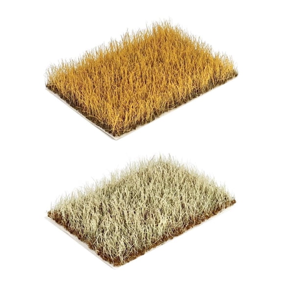 2PC DIY Miniature Scenery Grass Tufts for Architectural Models and Craft Projects