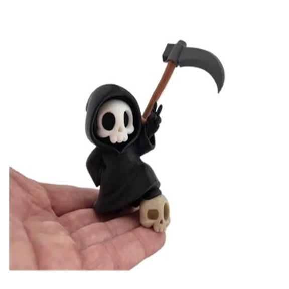 2PC Death Skeleton Action Figure 3D Printing