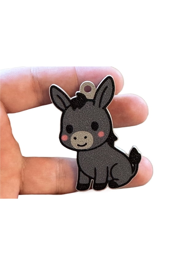2PC Donkey Keychain 3D Printing