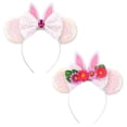 thumbnail image 1 of 2PC Easter Bunny Ears Headband Rabbit Ears Hairband Headpieces for Adults, 1 of 5