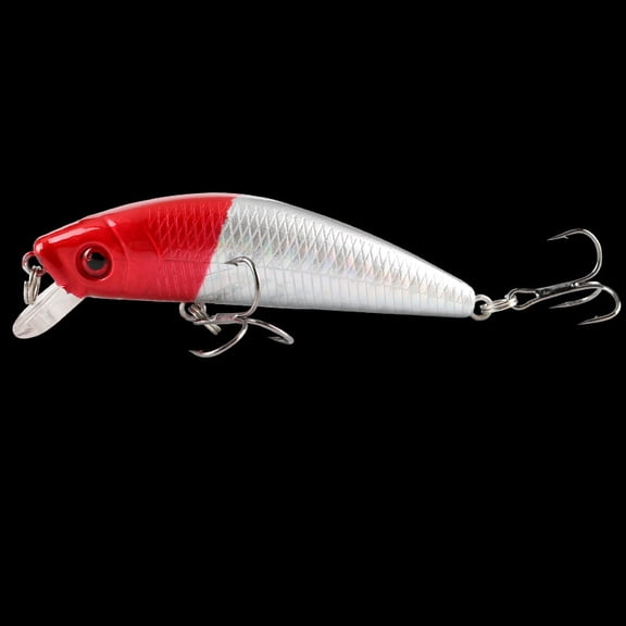 2PC Fake Fish Bait Fishing Lures Jigs Fishing Gear 6cm/8g Minnow Lure Outdoor Supplies Rock Fat Hard Bait