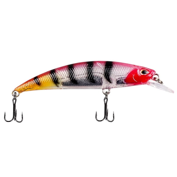 2PC Fishing Lure 7cm/9g Sinking Minnow Equipment Ghost Shrimp Long Casting Hard Trace