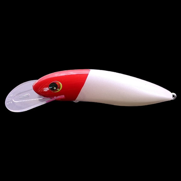 2PC Fishing Lures Jigs 13.3g 10.5cm Large Tongue Plate Floating Minnow Russian Sea Fishing Supplies Plastic Bait Fishing Gear for bass trout pike snook salmon redfish