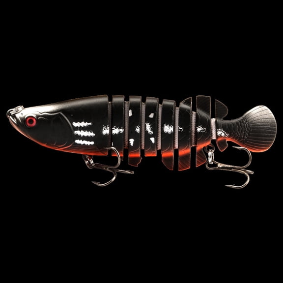 2PC Fishing Lures Jigs 18g Dragon Fish Multi-section Fish Eight-section Plastic Hard Imitation Fake Bait Fishing Gear