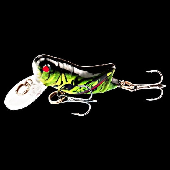 2PC Fishing Lures Jigs 3.5g Bionic Bait Grasshopper Micro Minnow Simulation Grasshopper Lure Fishing Gear realistic silhouette Grasshopper Bait