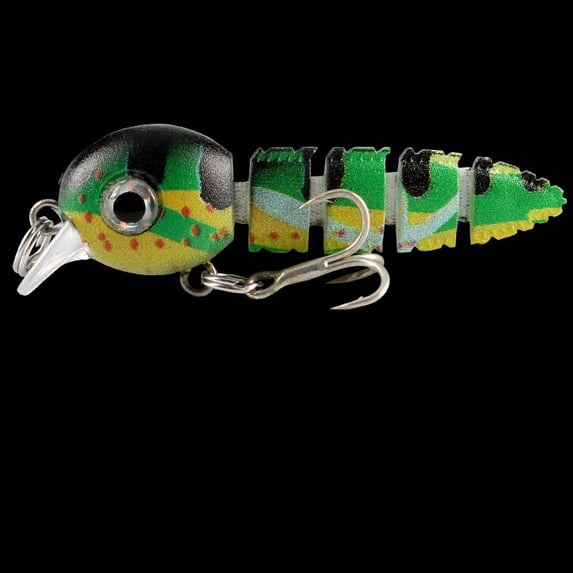 2PC Fishing Lures Jigs Direct Sale Six Colors 5.5cm 4.1g Sinking Multi-Section Loach Minnow Lure Mini Micro Bait
