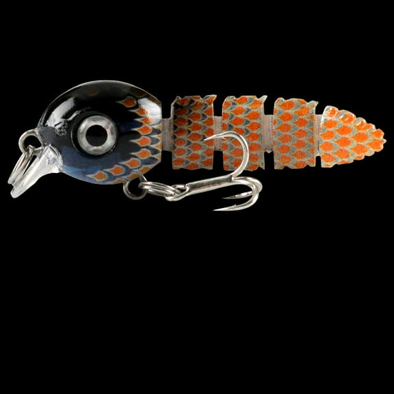 2PC Fishing Lures Jigs Direct Sale Six Colors 5.5cm 4.1g Sinking Multi-Section Loach Minnow Lure Mini Micro Bait