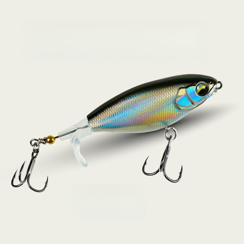 2PC Fishing Lures Jigs Micro Surface Series Tractor Long Casting Floating Fake Bait Freshwater Blue Green White black Red