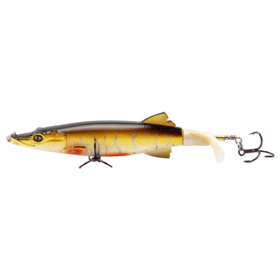 2PC Fishing Lures Jigs Spiral Propeller Surface Tractor Simulation Sharp Hook Hard Bait