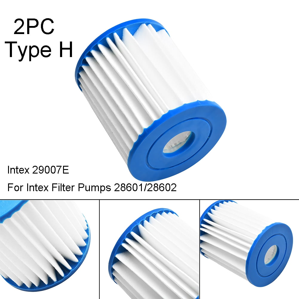2PC For Intex Type H Set Cartridge Filter For AboveGround Swimming