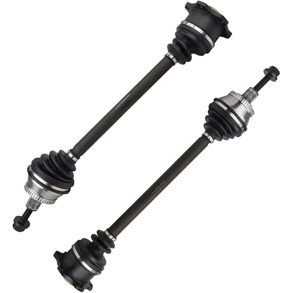 2PC Front LEFT & RIGHT Side CV Axle Drive Shaft Assembly for 2002 Audi A4 Quattro 1.8L; w/Manual Trans; Trans.Code FTZ