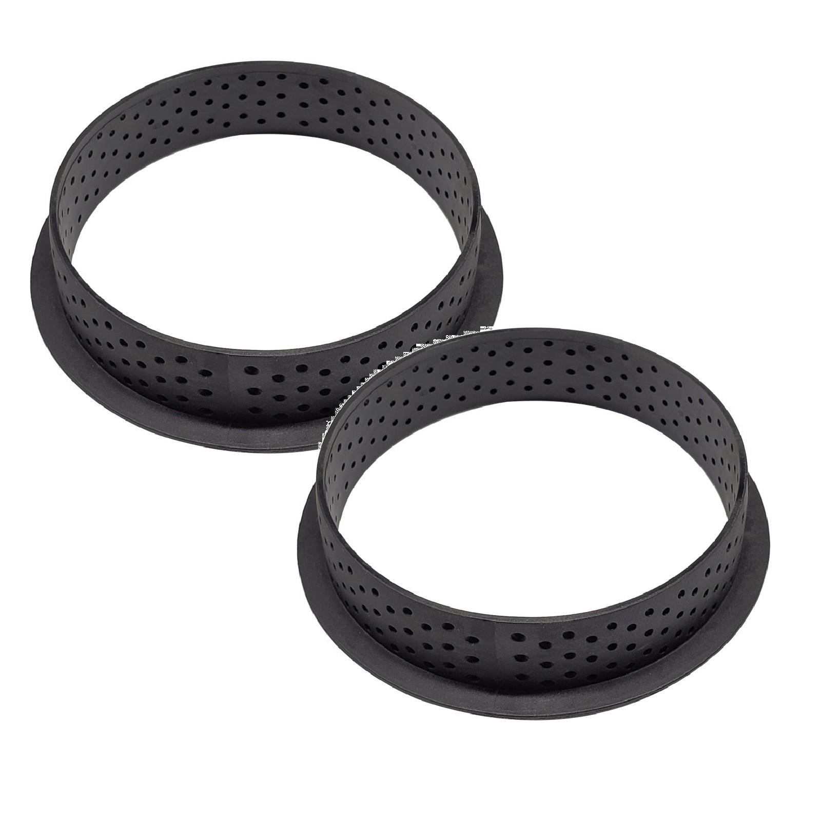 2PC,Fruit Snack Molds Silicone,Round Cake Ring Cutting Ring Ring Baking