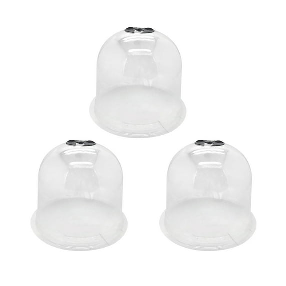 2PC Garden Cloche Plant Dome, Clear Garden cloches Bell Covers, Plastic Plant Bell Cover Reusable Mini Greenhouse