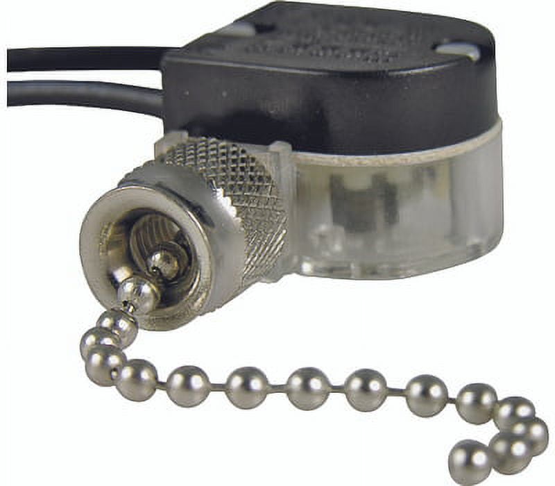 2PC Gardner Bender ECM GSW31 Nickel Plate Pull Chain On/Off Switch