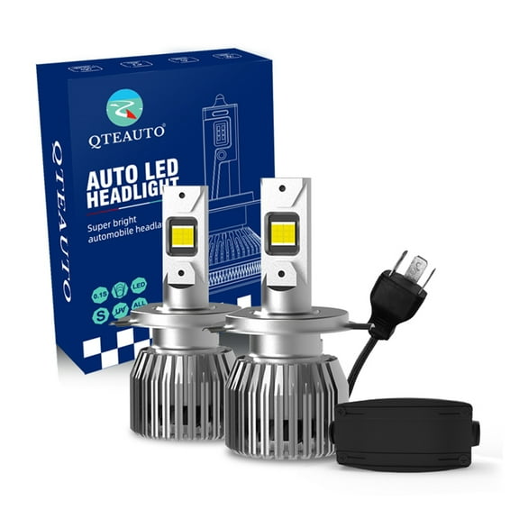 2PC H4/HB2/9003 LED Bulb High Beam Low Beam 96W, Voltage 12V, Color Temperature 6000K, Lifespan 30,000 hours, Waterproof rate IP68, Operating Temperature -15c~105c For 1997 1998 Infiniti Q45