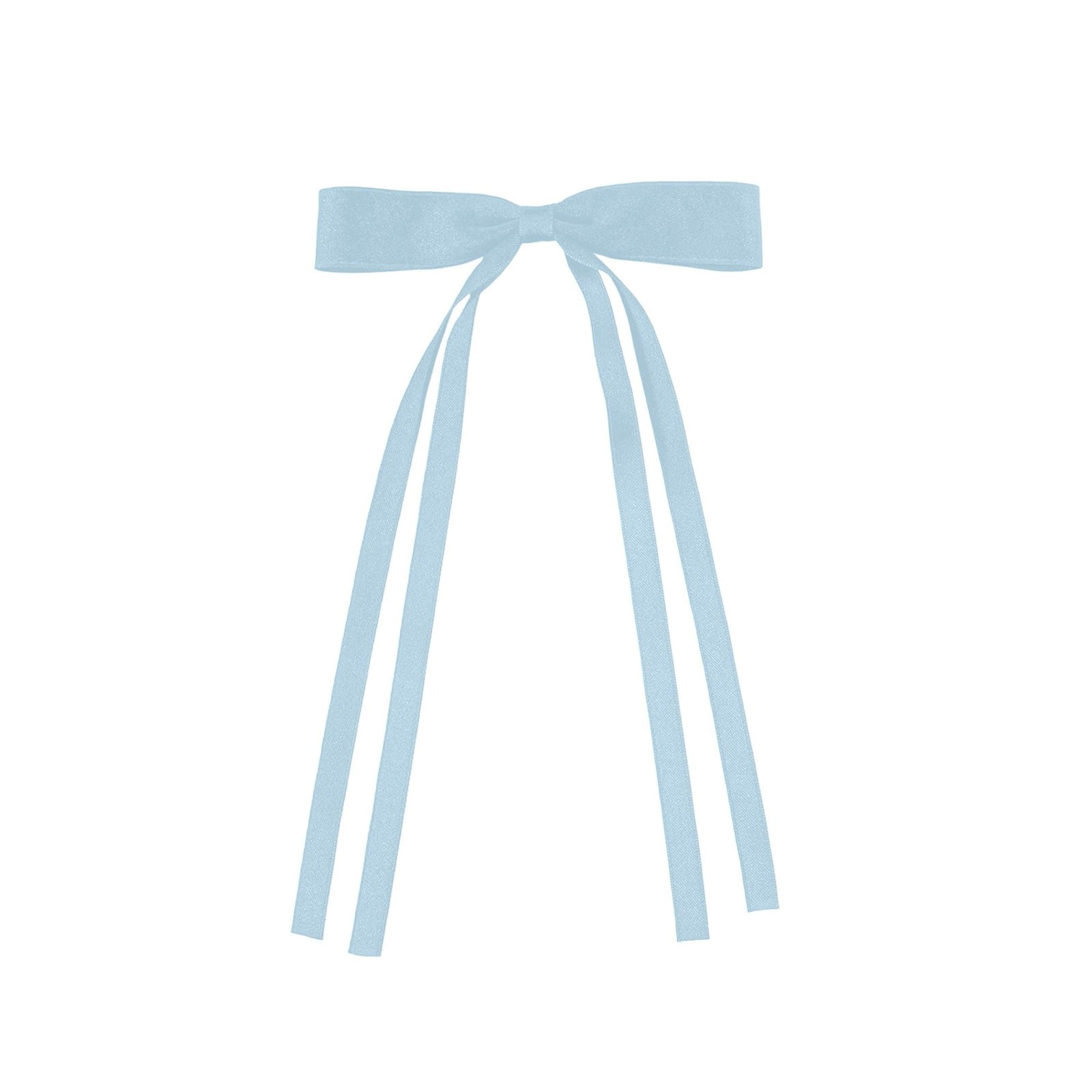 2PC Hair Clips For Women Tassel Ribbon Bowknot Hair Clips With Long