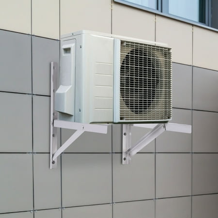 2PC Heavy Duty Window Air Conditioner Support Bracket, Thickened AC Rack Split Hanging Rack, Maximum Load to 200KG