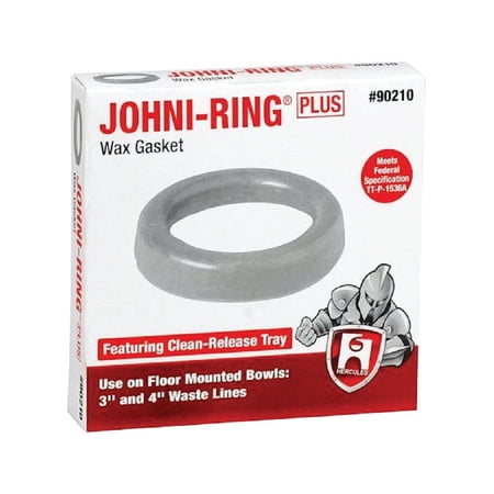 2PC Hercules Hurcules 90210 Johni-Ring Plus Wax Gasket, 3" Or 4"