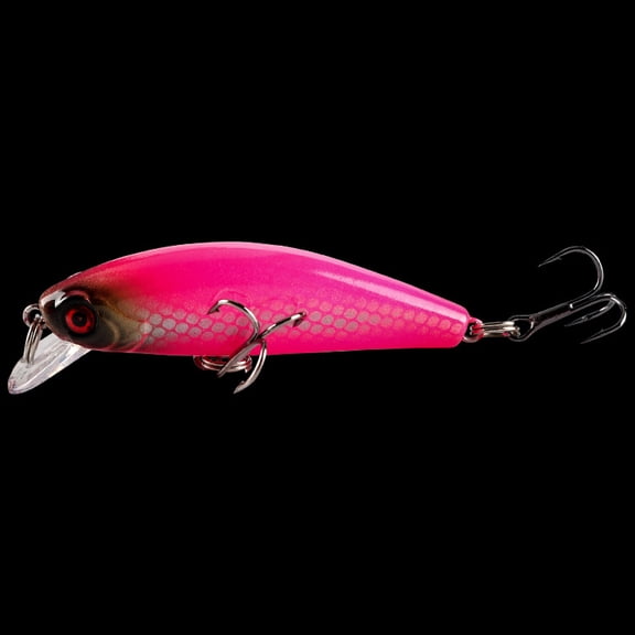 2PC High Quality Lures 6g Six Eyes Slow Sinking Small Minnow Lure Micro Bait Fishing Gear Supplies