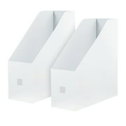 2PC Holder Magazine File Organizer Rack Acrylic Clear Folder Notebook Storage Document Stationery Paper And Envelopes Set Stationery Organizer Clear Easter Crafts for Adults Stationery Cards And