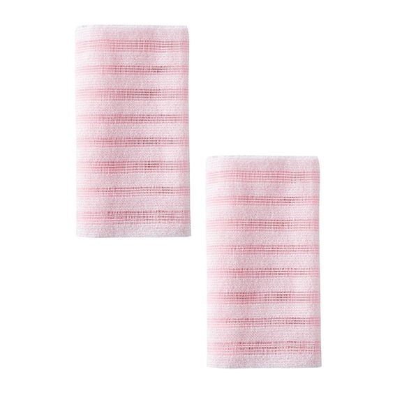 2PC Japanese Gentle Bath Towel - Long Bath Towel for Home Use Foam Bath Rub for Men and Women Quick Drying, Super Absorbent, for Daily Use,Pink,39.37