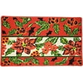 thumbnail image 1 of 2PC KITCHEN RUG CHRISTHMAS LEAFS, 1 of 2
