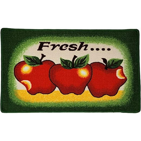 2PC KITCHEN RUG FRESH APPLES