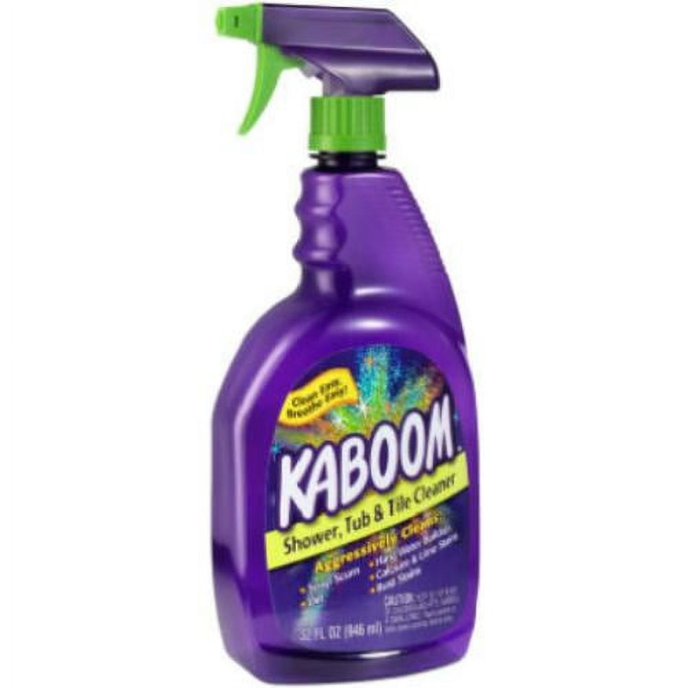 Kaboom 2PC Shower, Tub & Tile Cleaner, 32 Oz Soap Scum & Stain Remover