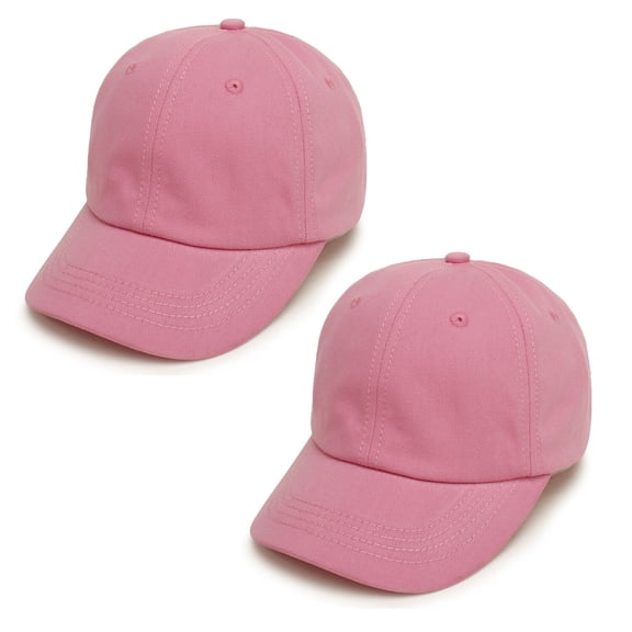 2PC Kids Baseball Cap Sun Protection Adjustable Hat, Size 2-5T