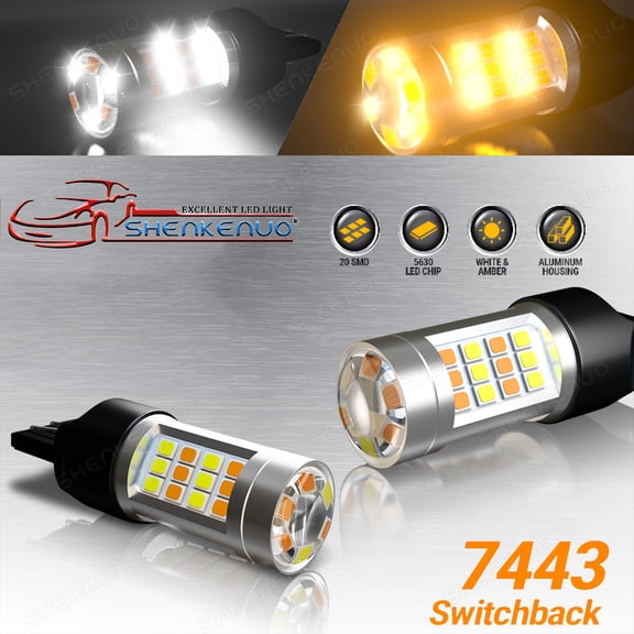 2PC LED Bulbs For 2005 2006 2007-2010 Honda Civic Switchback Turn Signal Light,SHENKENU
