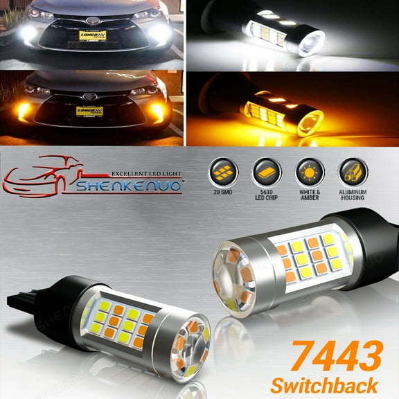 2PC LED Bulbs For 2015 2016 2017 Toyota Camry Switchback Turn Signal Light,SHENKENU