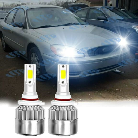 2PC LED Headlight Kit Bulb 9005 6000K for 2010 2011 2012 Ford TAURUS
