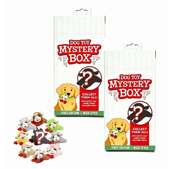 2PC Lamb Chop Mystery Box Dog Interactive Plush Toy