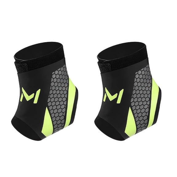 2PC Lightweight Sports Ankle Brace Compression Sprain & Breathable For Basketball Soccer & Fitness