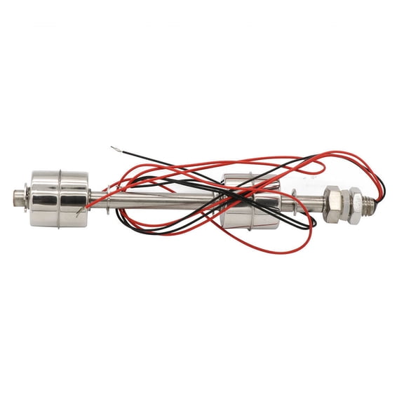 2PC Liquid Water Level Sensor Stainless Steel Double Ball Float Switch Tank Pool USA