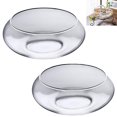 thumbnail image 1 of 2PC Lotus Bowl Planter,Fish Bowl Glass,Round Lotus Bowl Glass Lotus Flower Bowl Lotus Bowls for Planting in Water Indoors Applicable to Bonsai Bowl Lotus Flower Hydroponic Plant Home Decor,6in, 1 of 7