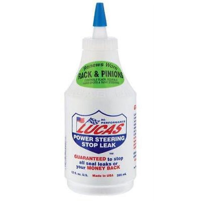 2PC Lucas Oil Products Power Steering Stop Leak Power Steering Stop Leak 12 oz
