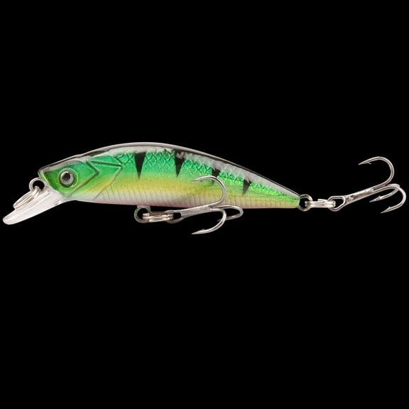 2PC Lures 6.1g Slow Sinking Small Minnow Micro Hard Bait Plastic Fishing Gear Bionic Bait
