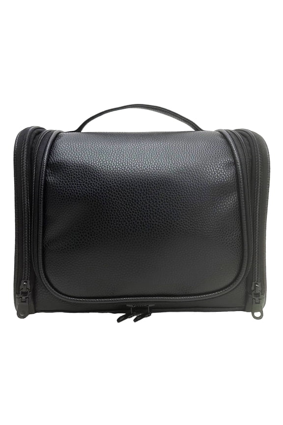 Valet Toiletry Bag, Black, 2 Pieces