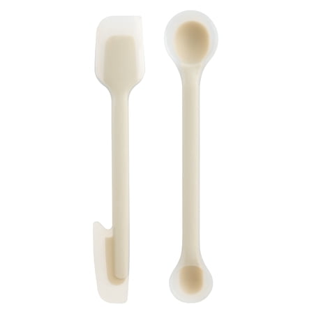 Mainstays Light Gray 2 Piece Mini Silicone Spreaders and Measuring Spoons