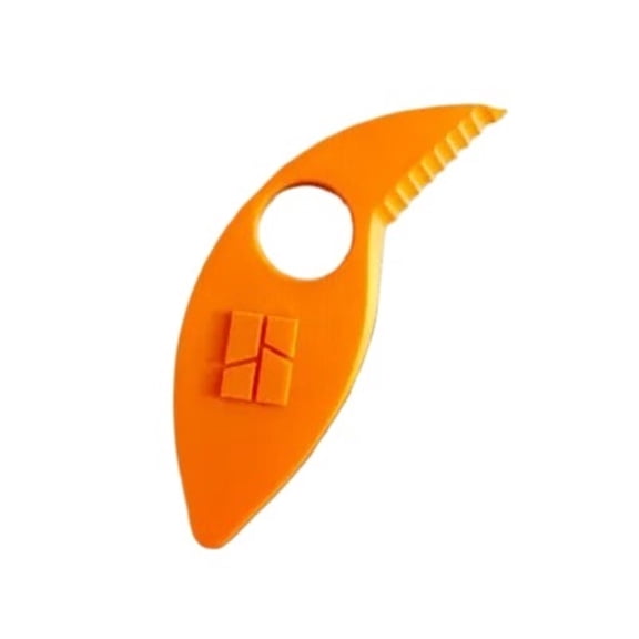 2PC Magnetic Refrigerator Magnet Express Opening Knife 3D Printing