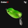 thumbnail image 1 of 2PC Mini Toad Soft Fishing Lure Spinner Metal Sequins Double Hook Thunder 7/12g Topwater Wobblers Swimbait, 1 of 9