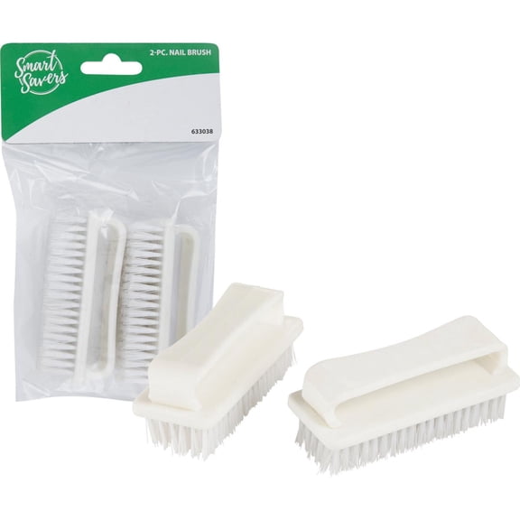 Smart Savers Hand & Nail Brush (2-Piece) 10040 Pack of 12