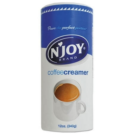 2PC NJoy Non-Dairy Coffee Creamer, Original, 12 oz Canister