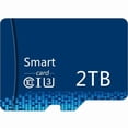 thumbnail image 1 of 2PC New Memory Card 2TBX2 Universal Memory Micro SD Card, Suitable For Most Mobile Phones, Cameras, And Other Devices,Bluewith Adapter (MB-MC64HA), 1 of 5