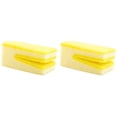 thumbnail image 1 of 2PC Non Scratch Dish Washing Sponge, Double Sided Scouring Scrub Pad, Kitchen Pot Pan Cleaning Sponge, Dish Sponge, Multi Purpose Dish Scrubber, Household Tableware Washing Sponge,4.33 in,Yellow M2, 1 of 5
