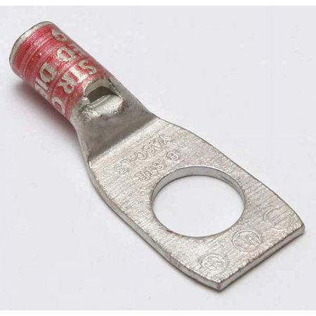 2 pc, Burndy One Hole Lug Compression Connector, 8 AWG
