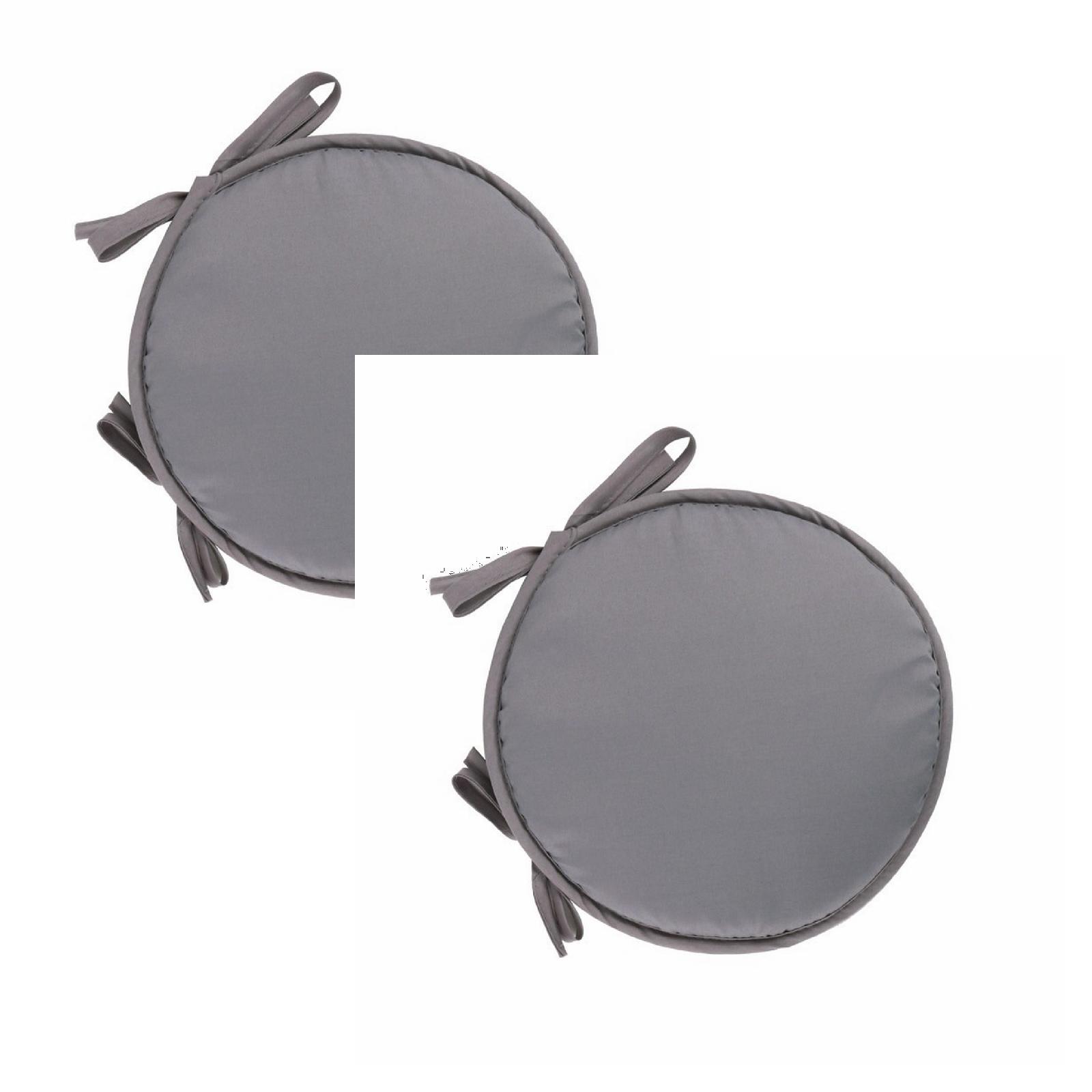 2PC Outdoor Furniture Cushion Covers 2pc Round Cushion Car Seat Cushion