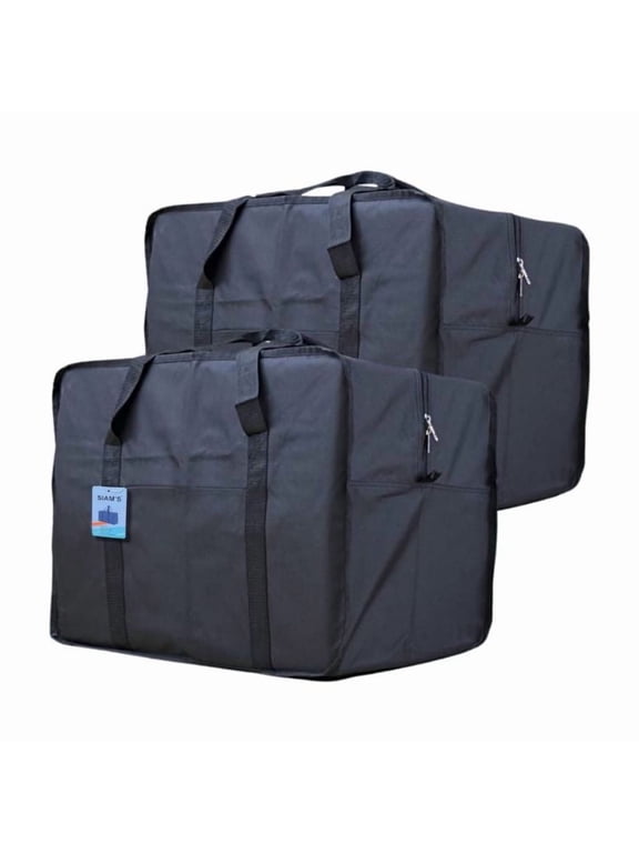 2PC PACK 25" 50LB. CAP SQUARE JUMBO DUFFLE/ CARGO BAG LUGGAGE SUITCASE TOTE